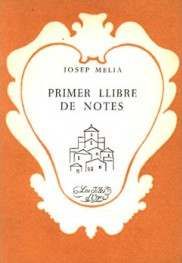 MOLL EDITORIAL, PRIMER LLIBRE DE NOTES - Josep Melia