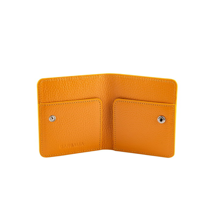 Zoozie Bags Cartera de Piel Auténtica para Hombre Color Mostaza