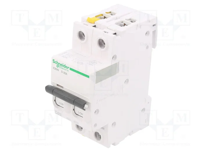 SCHNEIDER ELECTRIC ACTI9 MCB Interruptor magnetotérmico 32A 2 Polos Caract D SCHNEIDER ELECTRIC ACTI9 MCB Interruptor magnetotérmico 32A 2 Polos Caract D