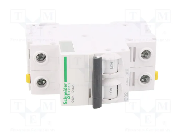 SCHNEIDER ELECTRIC ACTI9 MCB Interruptor magnetotérmico 32A 2 Polos Caract D SCHNEIDER ELECTRIC ACTI9 MCB Interruptor magnetotérmico 32A 2 Polos Caract D