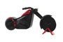 DKD Home Decor Cortador de Pizza Moto Negro y Rojo