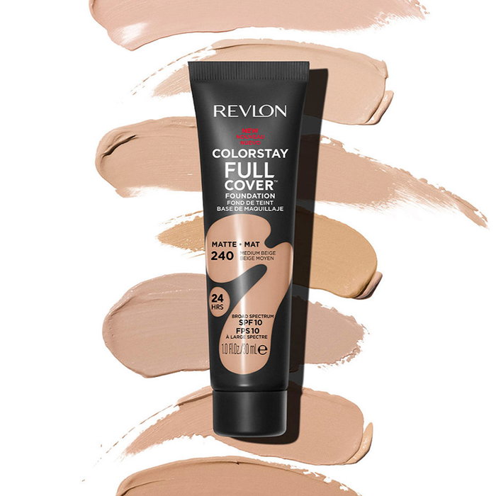 Revlon ColorStay Full Cover Foundation Base de Maquillaje Cobertura Total #240 Medium Beige 30 ml