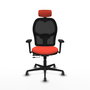 PIQUERAS Y CRESPO Silla de oficina Jorquera Sincro/Traslack Naranja oscuro y Negro