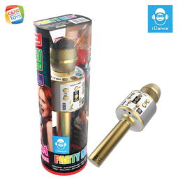 Cefa Micrófono Karaoke Bluetooth 7 en 1 00353 con 4 Voces Diferentes y Sonido Estéreo