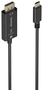 Aisens Cable Conversor Bidireccional USB-C a DisplayPort 8K@60Hz, 1.8m, Negro