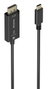 Aisens Cable Conversor Bidireccional USB-C a DisplayPort 8K@60Hz, 1.8m, Negro