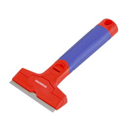 Workpro Rascador de Plástico para Cuchilla de 90 mm con Cambio Rápido de Cuchilla Revestido de Goma
