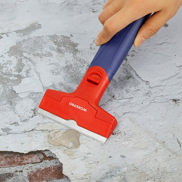 Workpro Rascador de plástico para cuchilla de 90 mm