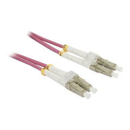 Synergy21 Cable de parcheo de fibra óptica LWL-2-Fiber-Patchk. 0.5m LC-LC OM4