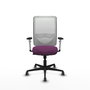 PIQUERAS Y CRESPO Silla de oficina Zulema con mecanismo Sincro, Morado y Blanco