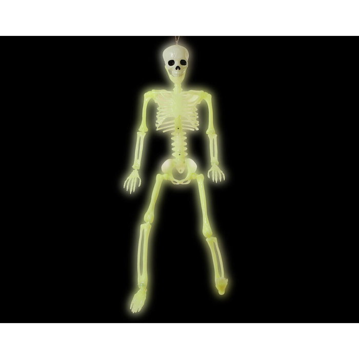 Decoración para Halloween Esqueleto 82 cm Blanco
