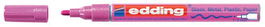 Marcador T.Opaca Perm. Edding  751 Conico Rosa Metalico (Set de 10)