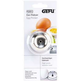 Gefu Egg Pricker PERFO Silver Perforador de Huevos de Acero Inoxidable