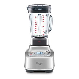 Sage Standmixer the Super Q 2L 2400 W Batidora de Vaso Negro Acero Inoxidable 12 Velocidades LCD Picahielos