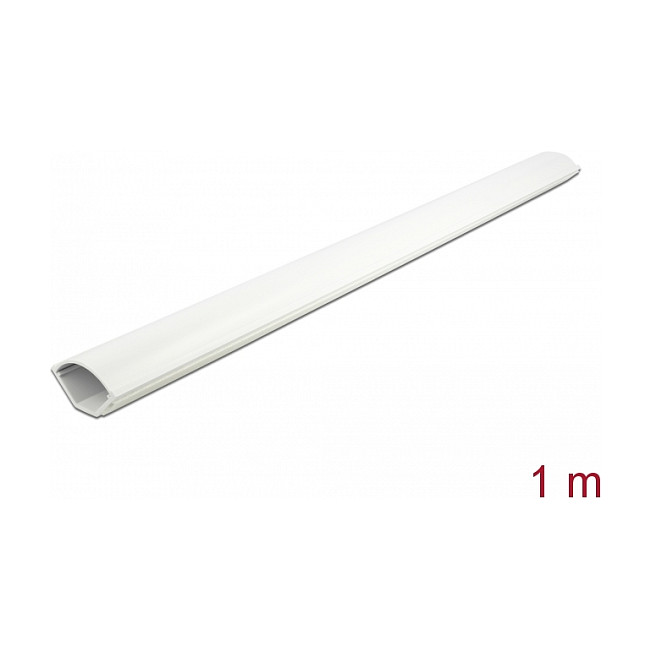 DeLOCK Conducto para cables de esquina 43 x 23 mm - 1 m Blanco