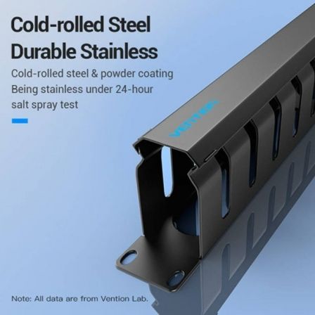 Vention KHAB0 Organizador de Cables de Red 24 Puertos para Cable Ethernet