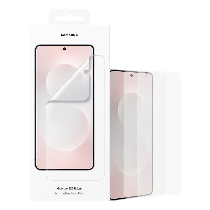 Samsung Protector de Pantalla Anti-Reflejo EF-US937 Galaxy S25 Edge, Transparente, Anti-Huellas, Resistente al Polvo y Suciedad, 2 Unidades Samsung Protector de Pantalla Anti-Reflejo EF-US937 Galaxy S25 Edge, Transparente, Anti-Huellas, Resistente al Polvo y Suciedad, 2 Unidades