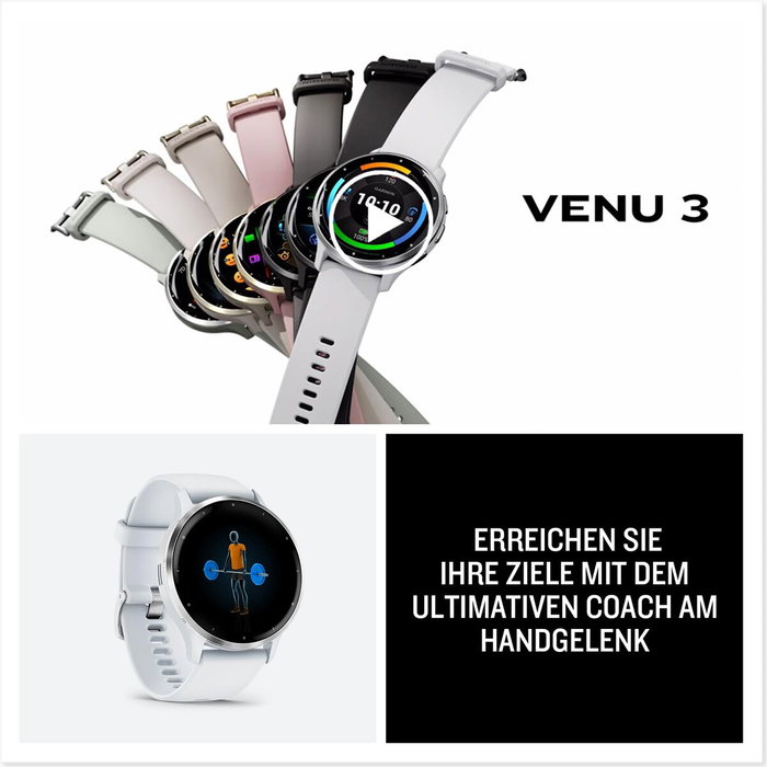 Garmin Venu 3S Sage Grey Smartwatch con Pantalla AMOLED de 1,2 pulgada Garmin Venu 3S Sage Grey Smartwatch con Pantalla AMOLED de 1,2 pulgada