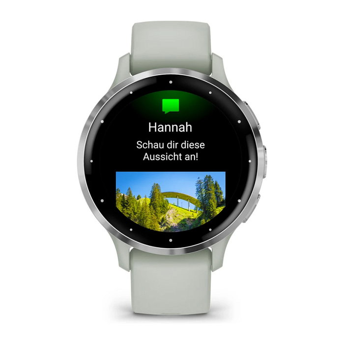 Garmin Venu 3S Reloj Inteligente Unisex, Pantalla AMOLED Táctil 1.2", 8 GB, GPS, Resistente al Agua 5 ATM, Gris Plateado, Referencia: Venu 3S Garmin Venu 3S Reloj Inteligente Unisex, Pantalla AMOLED Táctil 1.2", 8 GB, GPS, Resistente al Agua 5 ATM, Gris Plateado, Referencia: Venu 3S