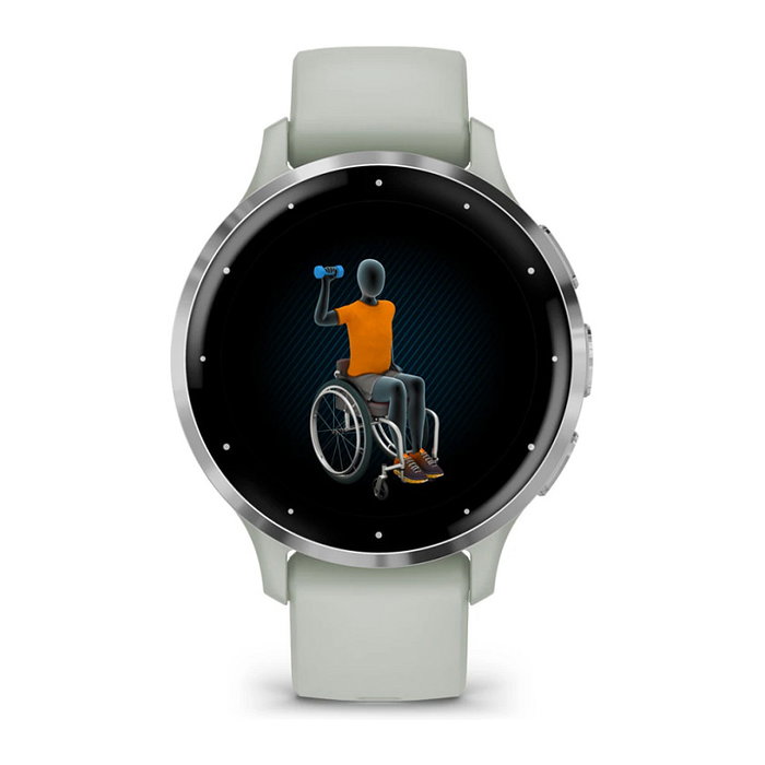 Garmin Venu 3S Reloj Inteligente Unisex, Pantalla AMOLED Táctil 1.2", 8 GB, GPS, Resistente al Agua 5 ATM, Gris Plateado, Referencia: Venu 3S Garmin Venu 3S Reloj Inteligente Unisex, Pantalla AMOLED Táctil 1.2", 8 GB, GPS, Resistente al Agua 5 ATM, Gris Plateado, Referencia: Venu 3S