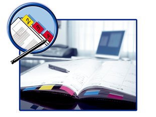Post-it Banderitas Index 680-2 Azul Brillante