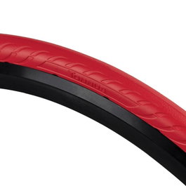 Tannus Cubierta New Slick 700x25 Hard Rojo 25-622 ETRTO Carretera
