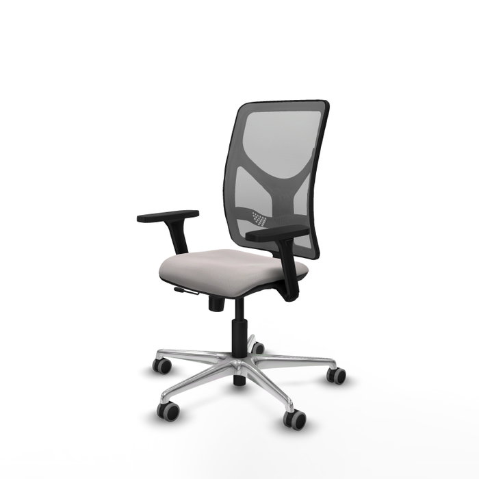 PIQUERAS Y CRESPO Silla de oficina Motilla con mecanismo Sincro/Traslack, Blanco y Gris PIQUERAS Y CRESPO Silla de oficina Motilla con mecanismo Sincro/Traslack, Blanco y Gris