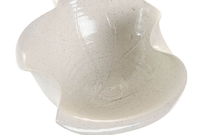 DKD Home Decor Centro de Mesa Cerámica Orgánico Artesanal Blanco