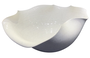 DKD Home Decor Centro de Mesa Cerámica Orgánico Artesanal Blanco