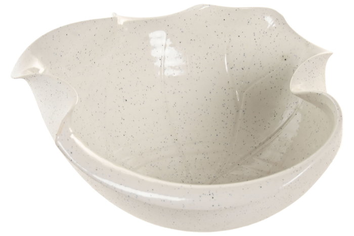 DKD Home Decor Centro de Mesa Cerámica Orgánico Artesanal Blanco