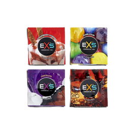 Preservativos EXS Chocolate Cola Fresa Chicle 144 Unidades