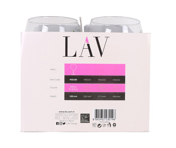 Lav Copa Combinad 20 cm x 9,3 cm x 9,3 cm (24 Unidades)