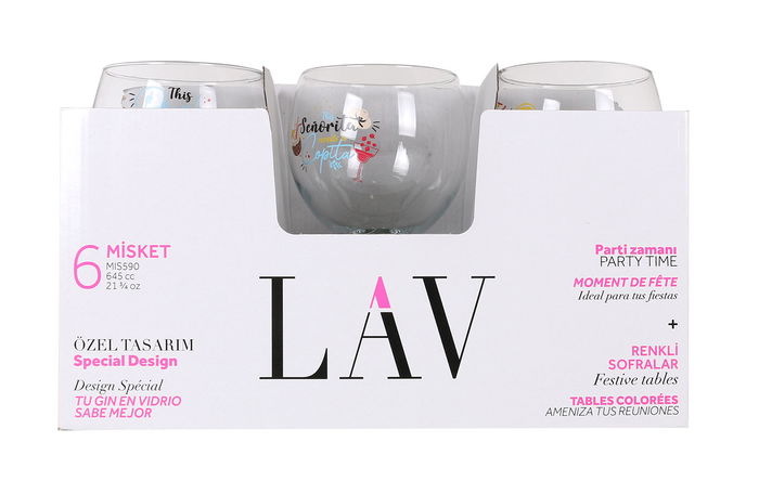 Lav Copa Combinad 20 cm x 9,3 cm x 9,3 cm (24 Unidades)