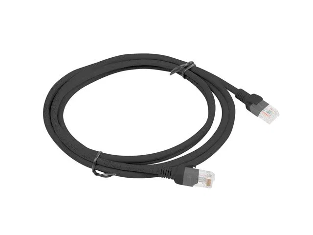 Lanberg Cable de Red Cat6 U/UTP 2 m Negro