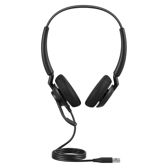 Jabra Engage 40 Auriculares Diadema con Micrófono Boom USB-A para Oficina Cisco, Microsoft Teams, Zoom, Voz HD, Reducción de Ruido, Negro
