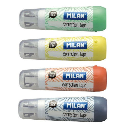 Milan 1301940SNC Bote 40 Cintas Correctoras Mini 5mmx6m