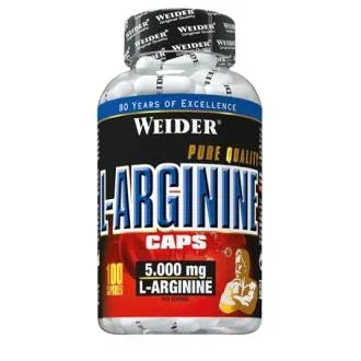 Weider L-Arginina 100 Cápsulas Pre-entrenamiento Vasodilatador Aminoácido Weider L-Arginina 100 Cápsulas Pre-entrenamiento Vasodilatador Aminoácido