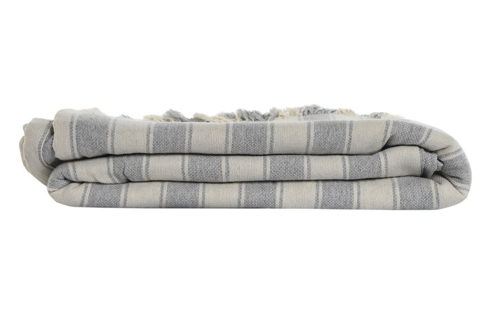 DKD Home Decor Plaid Basicos Gris Crudo 260 x 230 cm Algodon reciclado Poliester (2 Unidades) DKD Home Decor Plaid Basicos Gris Crudo 260 x 230 cm Algodon reciclado Poliester (2 Unidades)