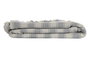 DKD Home Decor Plaid Basicos Gris Crudo 260 x 230 cm Algodon reciclado Poliester (2 Unidades)