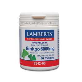 Ginkgo Biloba 6.000 Mg 60 Tabletas