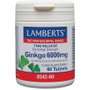LAMBERTS Ginkgo Biloba 6000 mg 60 tabletas