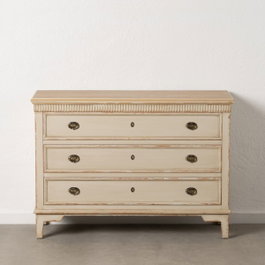 Ixia Cómoda Natural-Crema de Madera 119,50 x 44,50 x 84 cm