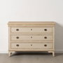 Ixia Cómoda Natural-Crema de Madera 119,50 x 44,50 x 84 cm