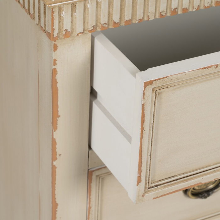 Ixia Cómoda Natural-Crema de Madera 119,50 x 44,50 x 84 cm