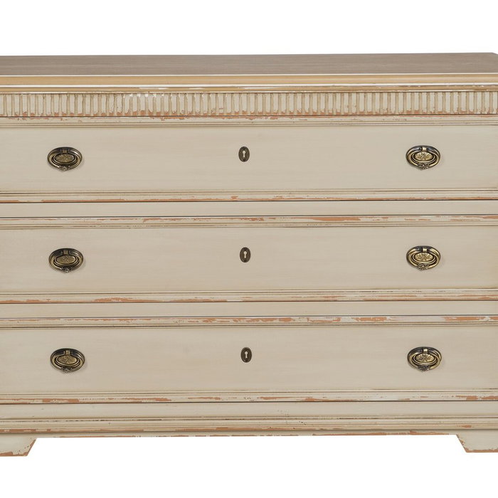 Ixia Cómoda Natural-Crema de Madera 119,50 x 44,50 x 84 cm