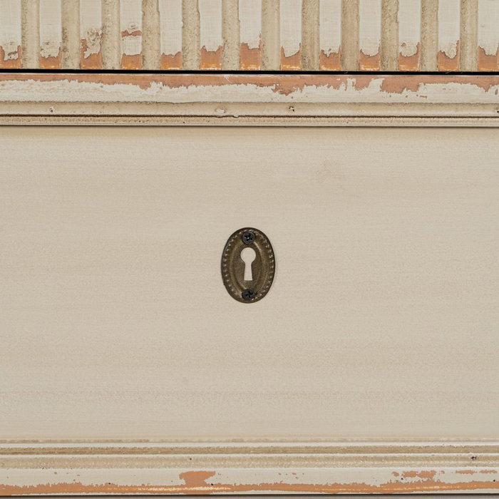 Cómoda Natural-Crema Madera 119,50 X 44,50 X 84 cm