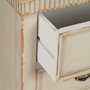 Cómoda Natural-Crema Madera 119,50 X 44,50 X 84 cm