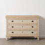 Cómoda Natural-Crema Madera 119,50 X 44,50 X 84 cm