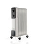 DAEWOO Radiador de aceite de 9 elementos 2000W en blanco/negro