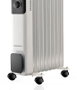 DAEWOO Radiador de aceite de 9 elementos 2000W en blanco/negro